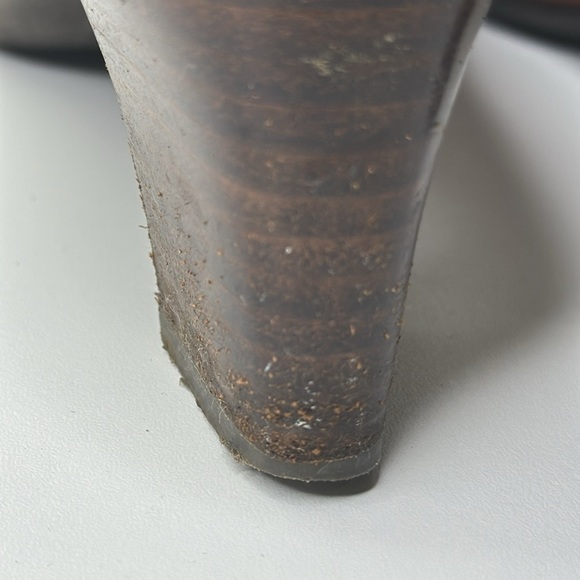 Vintage Naturalizer Women's tan leather retro heels - Picture 8 of 14